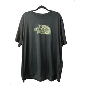 The North Face Men's Black Camo Logo Short Sleeve Soft Knit T-Shirt Size XXL